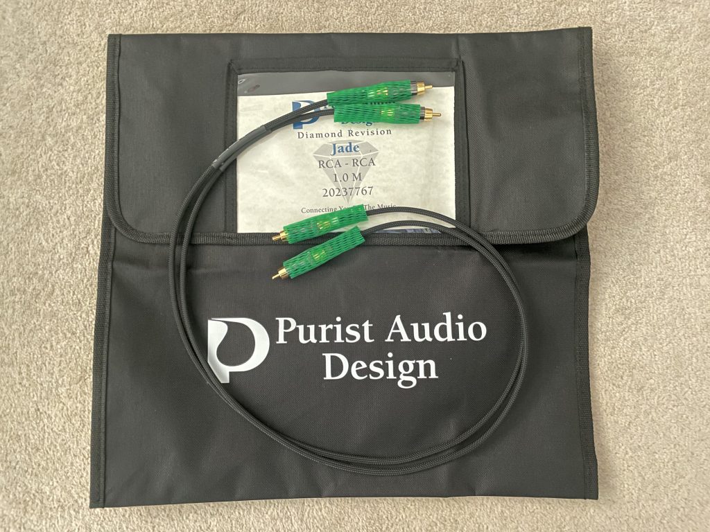 Purist audio design Jade interconnect rca (new)