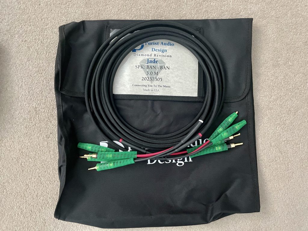 Purist Audio Design Jade speaker cable 3m pair (new)